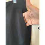 Eileen Fisher  Pants Womens Large Black Classic Business Cropped Wide Leg Pockets Photo 2