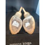 Via Spiga Peep Toe Heels Tan Patent Leather Pumps Shoes Size 9M‎ Photo 4