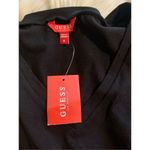 Guess NWT Anila V-Neck Bodysuit Medium Black Photo 4