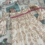 Iorane Smocked Eyelet Off The Shoulder Midi Dress Photo 6