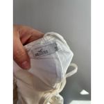 Hollister White Linen Blend Mini Dress Tiered Casual Size M Photo 5