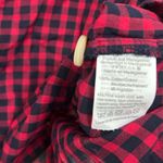 Madewell Red Black Gingham Long Sleeve Pajama Top Sz S Photo 2