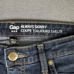 Gap Always Skinny Jeans Womens 10 Blue Dark Wash Slim Stretch Denim Pants Casual Photo 3