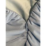 Lyaner Dress Womens Large Blue One Shoulder Sleeve Short Prom Cocktail Chiffon Photo 2