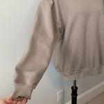 Altar'd State Taupe Oversize Crewneck Pullover Sweatshirt Sz Women's S/M Photo 3