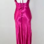 Vintage 90s Satin Pink Gown Size undefined Photo 1