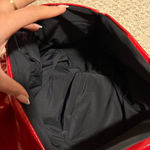 Commando NWT Faux Patent Leather Mini Skirt in Lava Red- Size Large Photo 9