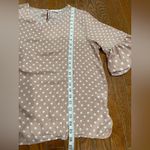 Violet+Claire  Ruffle Sleeve Blouse - Pink and White Photo 6