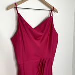 Ted Baker  Tilliey Cowl Neck Sleeveless Dress In Bright Fuschia Pink US 14 or 6 Photo 5