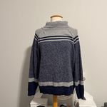 Karen Scott Woman’s Gray and Blue Sweater Photo 1