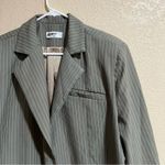 Mistress Rocks  gray oversized pinstripe blazer Photo 3
