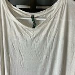 White Ruffled Bell Sleeve Tunic Size 2X Photo 3