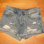 H&M  Denim Boyfriend Shorts Women's Size 6 Photo 0