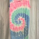 Vintage 90s L.A. Sportswear Pastel Spiral Tie Photo 3