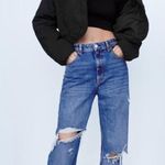 ZARA Ripped Wide Leg Jeans Photo 0