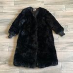 House Of CB  London black faux fur coat with pockets Photo 0
