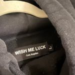 Wish Me Luck Hoodie Black Size L Photo 2