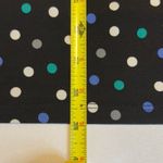 London Times  Dress Black Polka Dot Wrap Long Sleeve V Neck Tie Waist Midi Sz 12 Photo 15