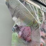 Fleo Low Rise Multicolor Abstract Mermaid Print Activewear Shorts Sz S Green Photo 5