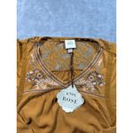 Knox Rose  Womens Long Sleeve Embroidered‎ Lace Yoke Peasant Blouse Top Size XXL Photo 4