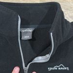 Eddie Bauer  Black Long Sleeve Quarter-Zip fleece Photo 1