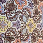 ZARA  trafaluc gold and brown warm tone paisley dress sleeveless short dress sm Photo 3