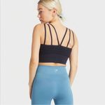 Gymshark Black Sports Bra Thick Straps Supportive Band Photo 1