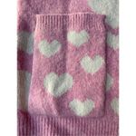 BiBi Cozy Oversized Pink Heart Cardigan Photo 8