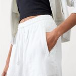 Athleta White Linen Pants Photo 1