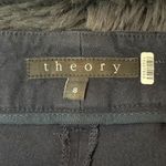 Theory Women’s Navy Blue Pants Size 8 Work Office Stretch Trousers Waist 33 Photo 1