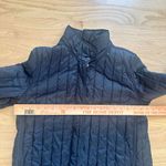 J.Jill Quilted Nylon Jacket Lightweight Zip-Up Coat Black Size S Fall Staple Photo 3
