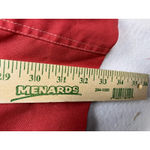 Eric & Alex New York Red Button Front Shirt Dress Long Sleeve Size Small Photo 3