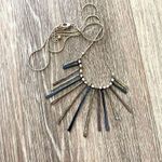 Multicolor gold tone " stick" Necklace Photo 10