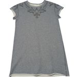 Rag and Bone Jeans Eyelet Embroidered Gray Dress Short Sleeve Womens Medium Grey Photo 2