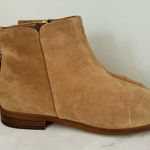 Kate Spade  Sadie Side Zip Tasseled Ankle Suede Boots, ‎ Almond, Size 9.5, NWOB Photo 0