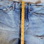 Everlane  Blue Jean Shorts High-Waisted Distressed Size 24 Photo 7