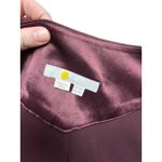 Boden Satin Midi Skirt Burgundy Aubergine Deep Wisteria Wine A line Us 12 Purple Photo 2