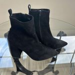 Steve Madden Black Suede Boots  Photo 0