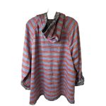Park Lane Lark Lane Hoodie Striped Full Zip With Pockets Size 2XL Multicolor Striped Photo 3