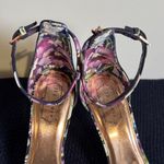 Ted Baker  GORGEOUS Women's Black and Purple Floral Heels worn once! Photo 2