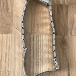 Seiko  Solar Luxury Ladies Watch Black Rectangular Dial Stainless Bracelet Photo 7