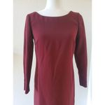 Banana Republic  Burgundy Dress Long Sleeve Work Wear Professional Warm S… Photo 2