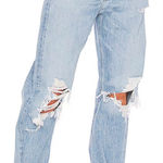 AGOLDE  90’s Mid Rise Loose Fit‎ Jeans Fall Out Wash Blue Size 31 Photo 0