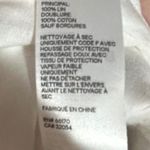 Zimmermann  Dancer Linen Flounce Minidress Floral Print Ivory Cap Sleeve Size 3 Photo 7