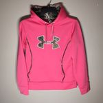 Under Armour pink camo hoodie size medium hunting sweatshirt outdoor top active Photo 1