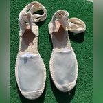 J.Crew NWT  D'Orsay lace-up espadrilles Ivory 7 Photo 4