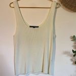 Ellen Tracy Vintage Linda Allard Cream Knit Sleeveless Ribbed Tank Top Sz Large Photo 4