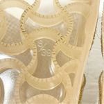 INC International Concepts Size 8 Silver Crystals Viraa Crisscross Pool Slides Photo 6