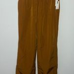 Good American Wide Leg Bronze Gold Track Pants Womens Size Medium Photo 1