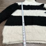 Eloquii  Black And White Striped Turtleneck Tunic Sweater Dress Size‎ 16/18 Photo 6